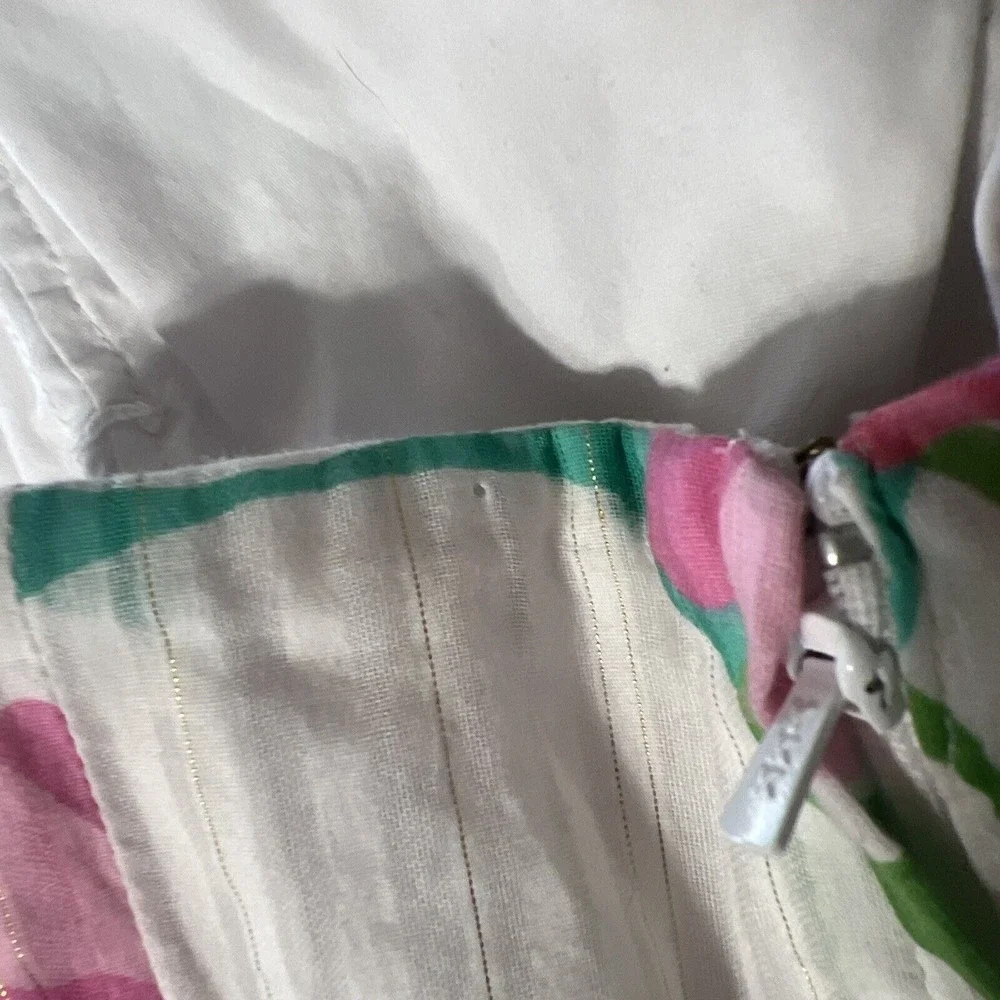 $198 Lilly Pulitzer Betsey Had Me A Blast Strapless Dress Size‎ 6 - Picture 8 of 8